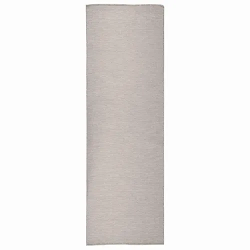 Vanjski tepih ravnog tkanja 80 x 150 cm svijetlo sivi - Svjetlosiva 80 x 250 cm Cijena