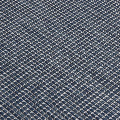 Vanjski tepih ravnog tkanja 160 x 230 cm plavi - Plava 160 x 230 cm Cijena