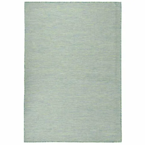 Vanjski tepih ravnog tkanja 160 x 230 cm tirkizni - Tirkizna 160 x 230 cm Cijena
