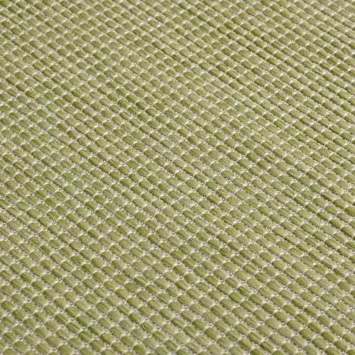 Vanjski tepih ravnog tkanja 160 x 230 cm zeleni - Zelena 160 x 230 cm Cijena