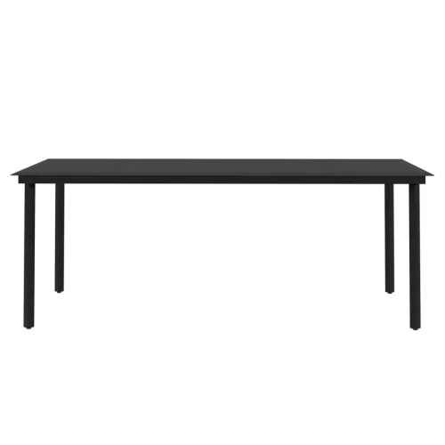 Vrtna garnitura - 7-dijelni vrtni blagovaonski set s jastucima smeđi - Smeđa Dužina stola 200 cm 6 Cijena