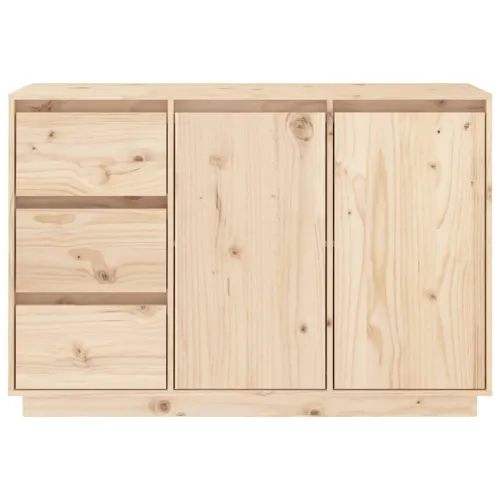 Komoda 111 x 34 x 75 cm od masivne borovine - Prirodna 1 Cijena