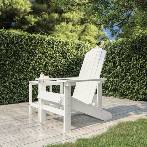 Vrtna stolica Adirondack HDPE bijela - Bijela 1 fotelja Cijena