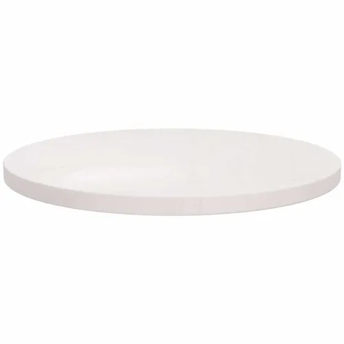 Ploča za stol bijela Ø 60 x 2,5 cm od masivne borovine - Bijela Ø 60 x 2.5 cm Cijena