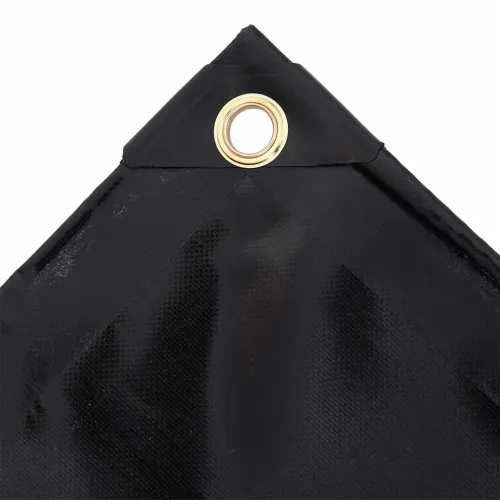 Cerada 650 g/m² 6 x 8 m crna - Crna 6 x 8 m 1 s ušicama Cijena