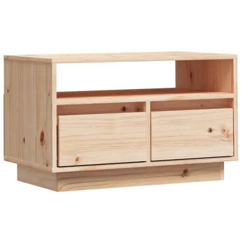 TV ormarić 60 x 35 x 37 cm od masivne borovine - Smeđa 1 Cijena