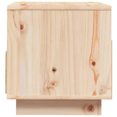 TV ormarić 60 x 35 x 37 cm od masivne borovine - Smeđa 1 Cijena