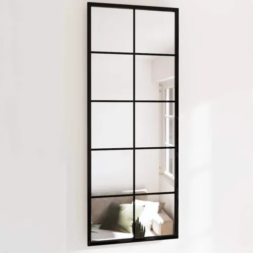 Zidno ogledalo crno 100 x 40 cm metalno - 100 x 40 cm 1 100 x 40 cm Cijena