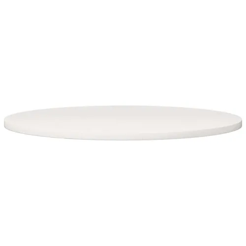 Ploča za stol bijela Ø 80 x 2,5 cm od masivne borovine - Bijela Ø 80 x 2.5 cm Cijena