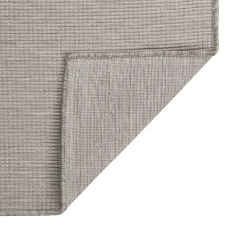 Vanjski tepih ravnog tkanja 120 x 170 cm svijetlo sivi - Svjetlosiva 120 x 170 cm Cijena