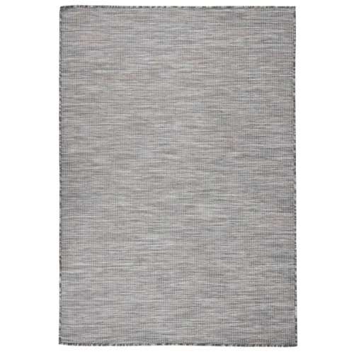 Vanjski tepih ravnog tkanja 160 x 230 cm smeđe-plava - Smeđe-plava 160 x 230 cm Cijena