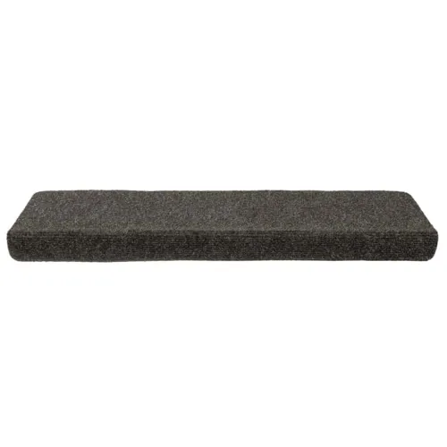 Prostirke za stepenice samoljepljive 15 kom 65x21x4 cm antracit pravokutni rub - Antracit 15 Cijena