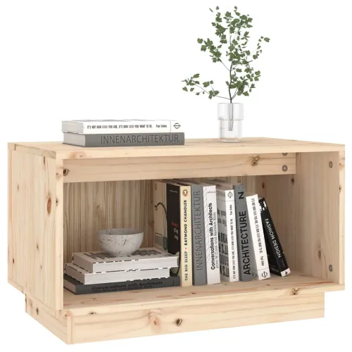 TV ormarić 60 x 35 x 35 cm od masivne borovine - Prirodna 1 Cijena