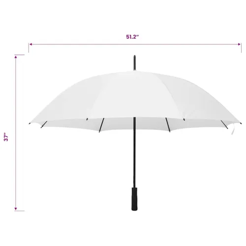 Kišobran bijeli 130 cm Cijena