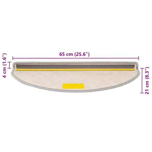 Samoljepljivi otirači za stube 15 kom 65x21x4 cm boja platine - Platina 65 x 21 x 4 cm 15 Cijena