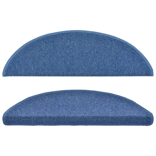 Prostirke za stepenice 10 kom 56x17x3 cm plave poluokrugle - Plava 56 x 17 x 3 cm 10 Cijena