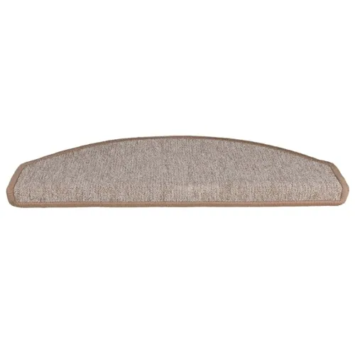 Prostirke za stepenice 10 kom 65x24x4 cm svijetlosmeđe poluokrugle velike - Svjetlosmeđa 65 x 24 x 4 cm 10 Cijena