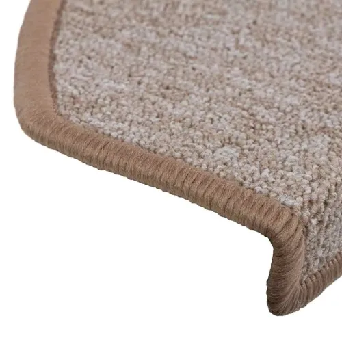 Prostirke za stepenice 10 kom 65x24x4 cm svijetlosmeđe poluokrugle velike - Svjetlosmeđa 65 x 24 x 4 cm 10 Cijena