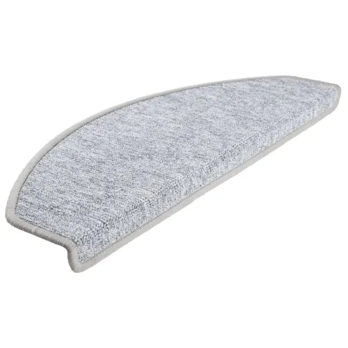 Prostirke za stepenice 10 kom 65x24x4 cm svijetlo sive poluokrugle velike - Svjetlosiva 65 x 24 x 4 cm 10 Cijena