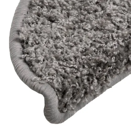 Prostirke za stepenice 10 kom 56x17x3 cm sive poluokrugle - Siva 56 x 17 x 3 cm 10 Siva Cijena