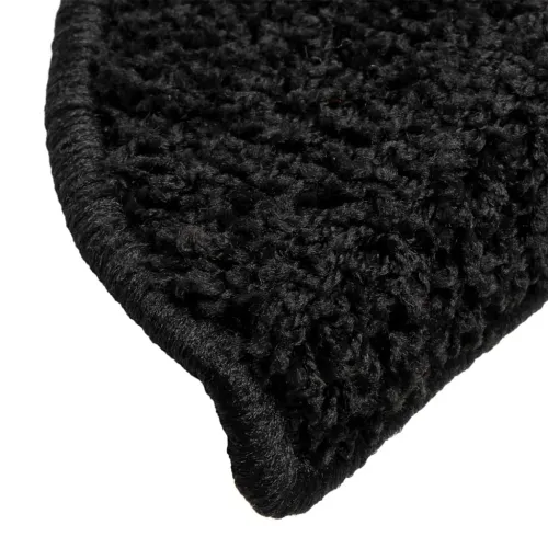Prostirke za stepenice 10 kom 56x17x3 cm Crne poluokrugle - Crna 56 x 17 x 3 cm 10 Cijena