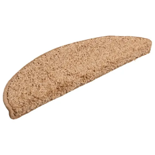 Prostirke za stepenice 10 kom 56x17x3 cm bež poluokrugle - Bež 56 x 17 x 3 cm 10 Cijena