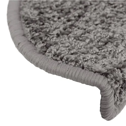 Prostirke za stepenice 10 kom 65x21x4 cm sive poluokrugle velike - Siva 65 x 21 x 4 cm 10 Cijena