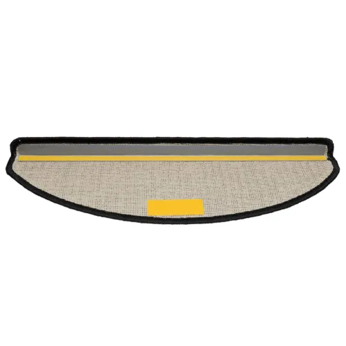 Prostirke za stepenice 10 kom 65x21x4 cm Crne poluokrugle velike - Crna 65 x 21 x 4 cm 10 Crna Cijena