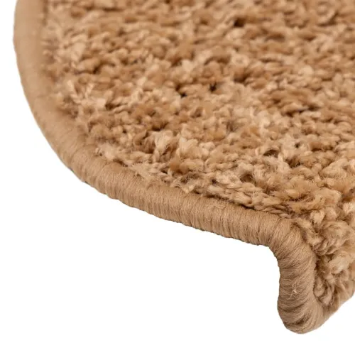 Prostirke za stepenice 10 kom 65x21x4 cm bež poluokrugle velike - Bež 65 x 21 x 4 cm 10 Bež Cijena