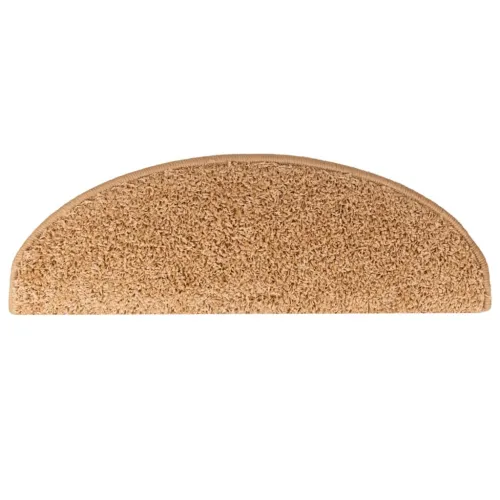 Prostirke za stepenice 10 kom 65x21x4 cm bež poluokrugle velike - Bež 65 x 21 x 4 cm 10 Bež Cijena