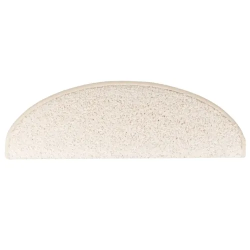 Prostirke za stepenice 10 kom 65x21x4 cm Bijele poluokrugle velike - Bijela 65 x 21 x 4 cm 10 Cijena