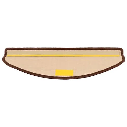Otirači za stepenice samoljepljivi 5 kom 65x21x4 cm smeđi - Smeđa 5 Polukružno Cijena