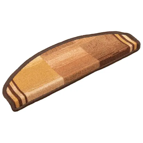 Otirači za stepenice samoljepljivi 10 kom 65x21x4 cm smeđi - Smeđa 10 Polukružno Cijena