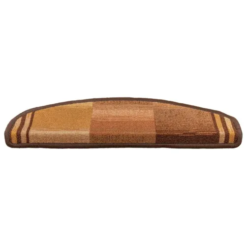 Otirači za stepenice samoljepljivi 10 kom 65x21x4 cm smeđi - Smeđa 10 Polukružno Cijena