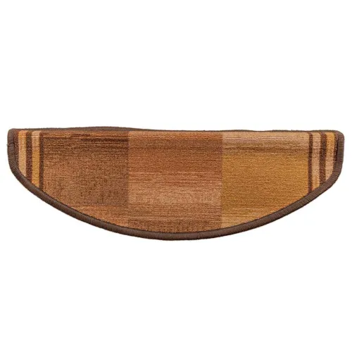 Otirači za stepenice samoljepljivi 10 kom 65x21x4 cm smeđi - Smeđa 10 Polukružno Cijena