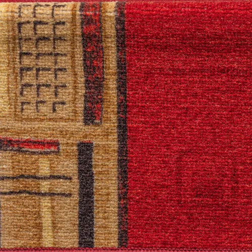 Otirači za stepenice samoljepljivi 5 kom 65x21x4 cm crveni - Crvena 5 Pravokutno Cijena