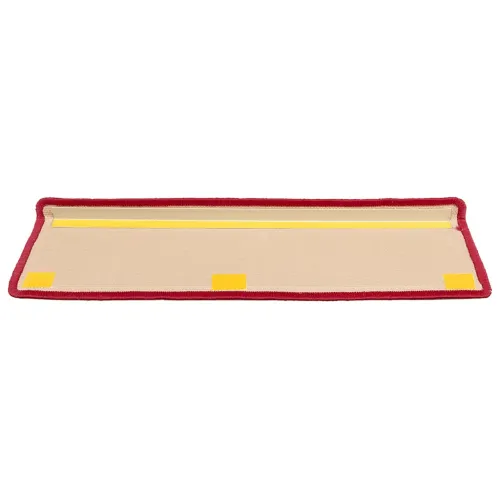 Otirači za stepenice samoljepljivi 10 kom 65x21x4 cm crveni - Crvena 10 Pravokutno Cijena