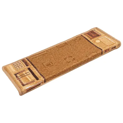 Otirači za stepenice samoljepljivi 5 kom 65x21x4 cm bež - Bež 5 Pravokutno Cijena