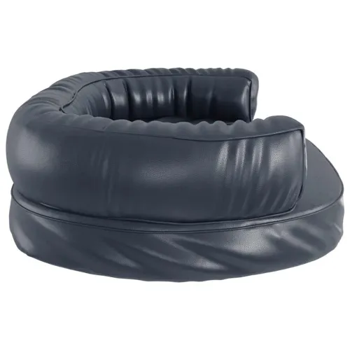 Ergonomski pjenasti krevet za pse modri 88 x 65 cm umjetna koža - Tamno plava 88 x 65 cm Cijena