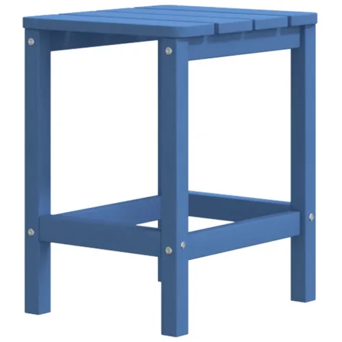Vrtne stolice Adirondack s osloncem i stolićem HDPE vodenoplave - Aqua plava 2x fotelja + 2x tabure + stol Cijena