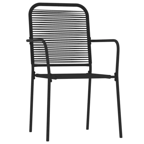 Vrtna garnitura - 3-dijelni vrtni blagovaonski set crni - Dužina stola 80 cm 2 Cijena