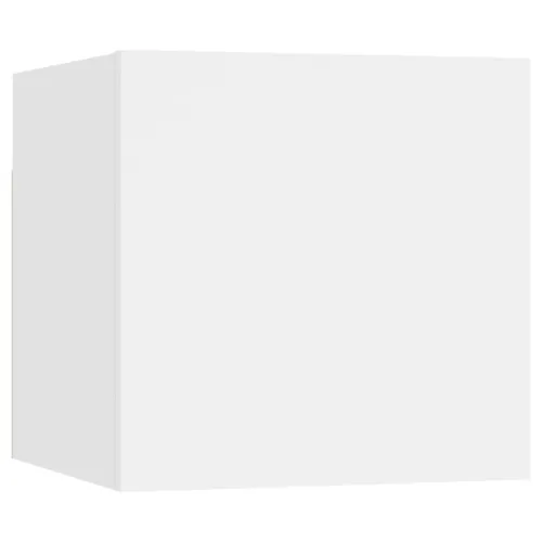 5-dijelni set TV ormarića bijeli od konstruiranog drva - Bijela 110 cm 1 Cijena