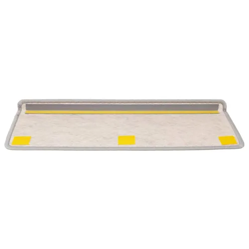 Samoljepljivi otirači za stube 15 kom 65x21x4 cm boja platine - Platina 15 Cijena