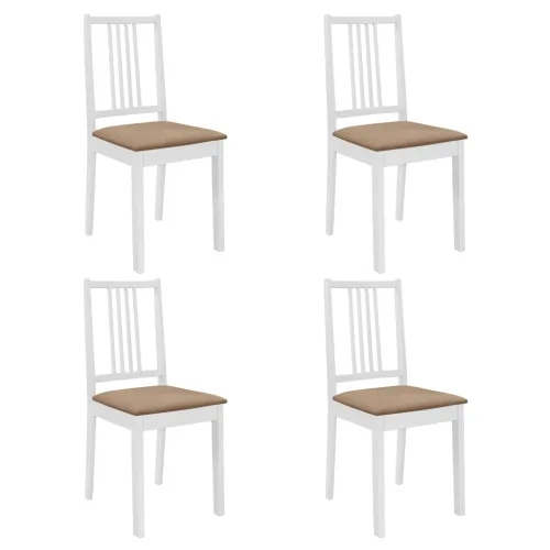 276409 5 Piece Dining Set MDF White (247625+247635) Cijena