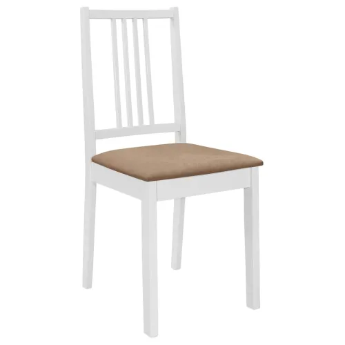 276409 5 Piece Dining Set MDF White (247625+247635) Cijena