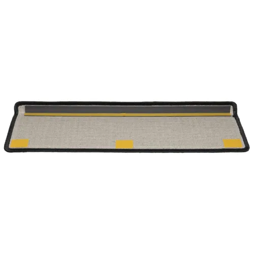 Prostirke za stepenice 10 kom 65x21x4 cm Crne s pravokutnim rubom - Crna 10 Cijena