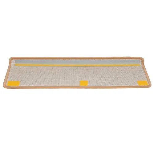 Prostirke za stepenice 10 kom 65x21x4 cm bež pravokutni rub - Bež 10 Cijena