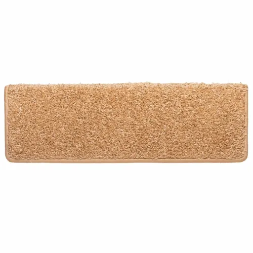Prostirke za stepenice 10 kom 65x21x4 cm bež pravokutni rub - Bež 10 Cijena