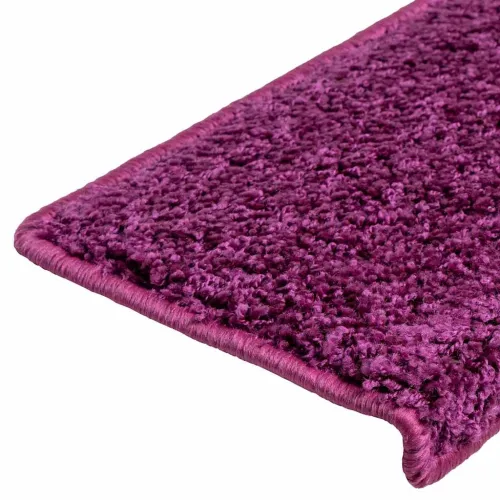 Prostirke za stepenice 10 kom 65x21x4 cm ljubičaste pravokutne rubove - Ljubičasta 10 Cijena