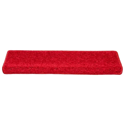 Prostirke za stepenice 10 kom 65x21x4 cm crvene pravokutne rubove - Crvena 65 x 21 x 4 cm 10 Cijena